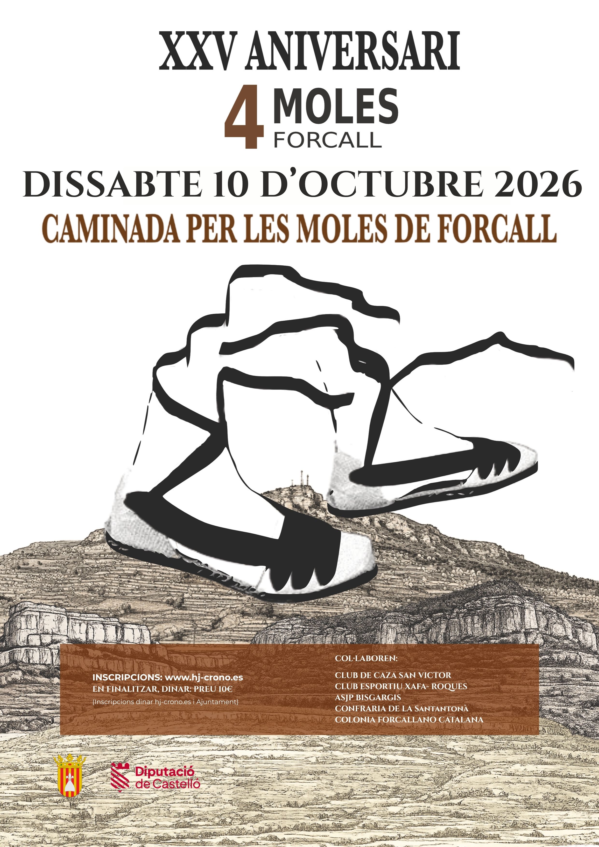 10 octubre XXV edición de les 4 moles